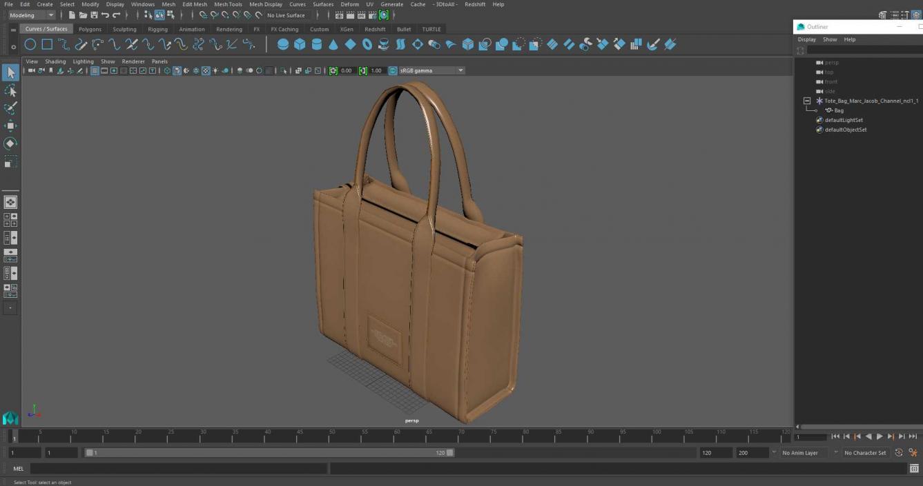 Tote Bag Marc Jacob Channel 3D