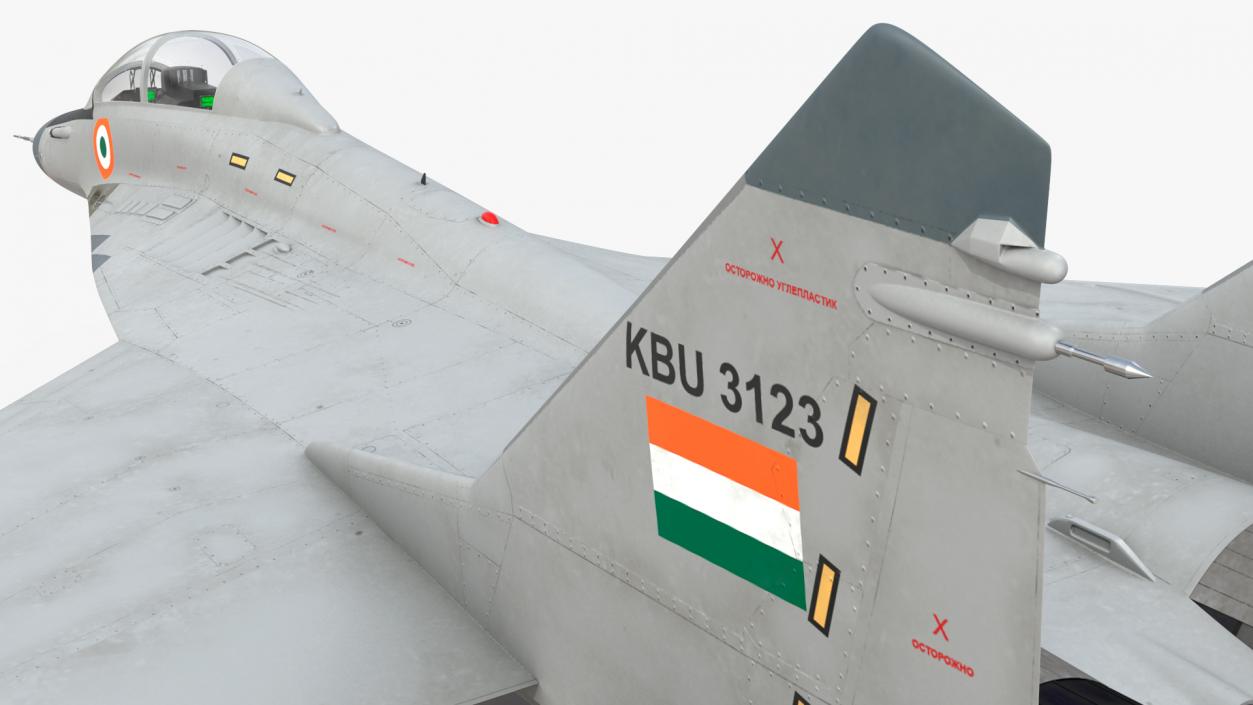 3D MiG 29 KUB Tandem Aircraft Indian Navy model