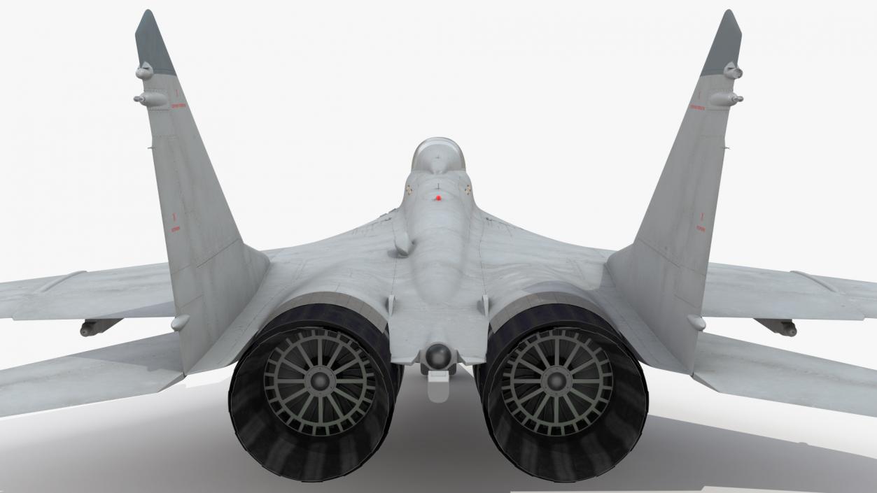 3D MiG 29 KUB Tandem Aircraft Indian Navy model