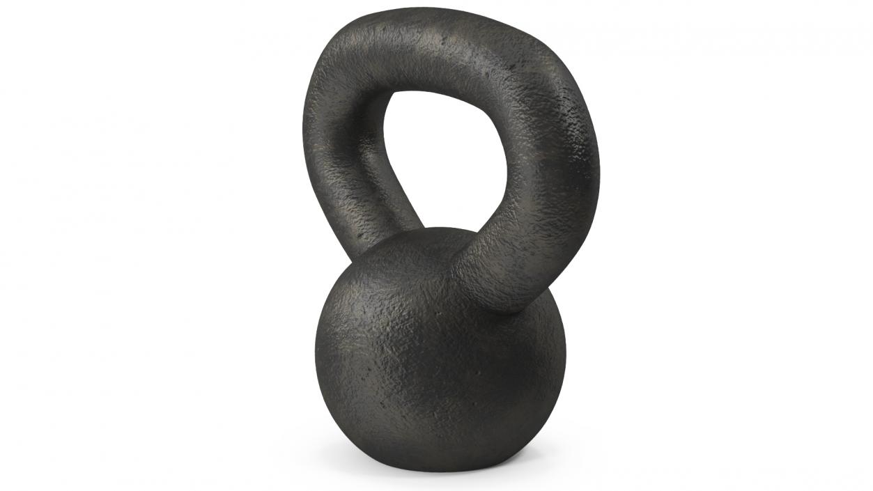 3D model Solid Cast Training Kettlebell 30lb