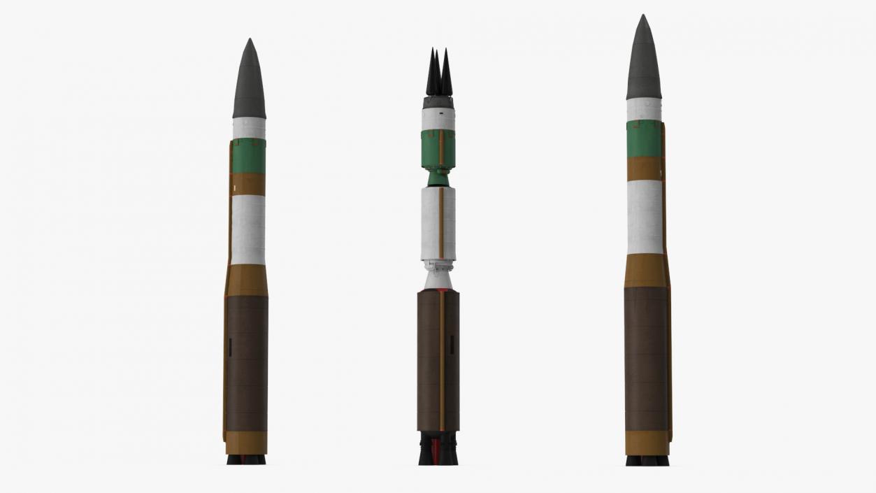 Ballistic Missile LGM-30G Minuteman 3 3D