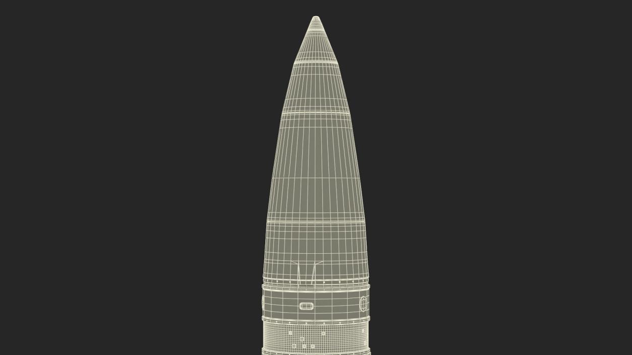 Ballistic Missile LGM-30G Minuteman 3 3D