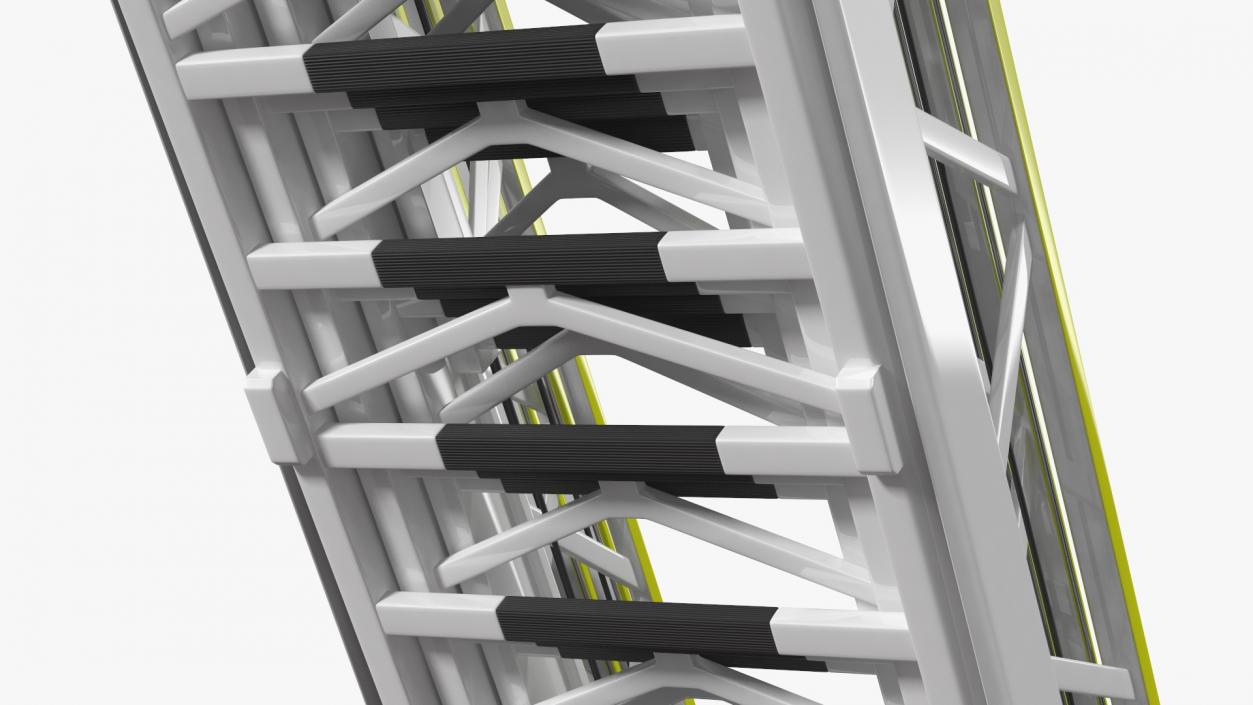 3D model Turntable Ladder Unfolded