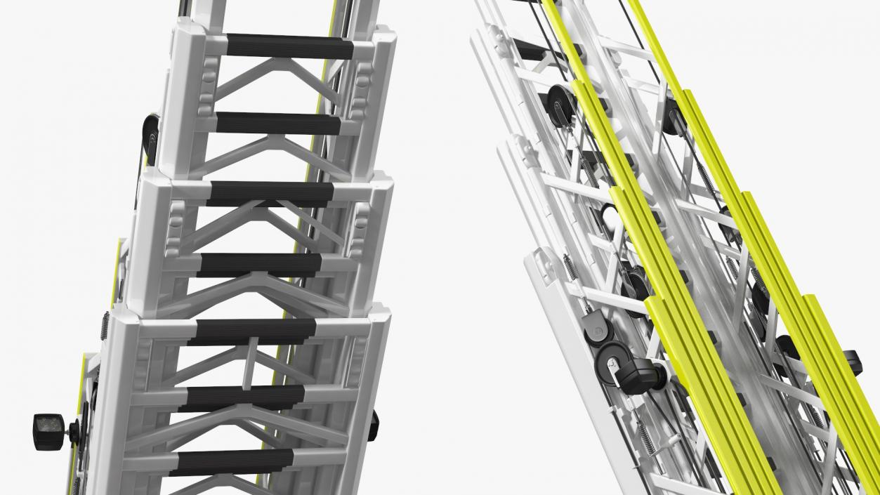 3D model Turntable Ladder Unfolded