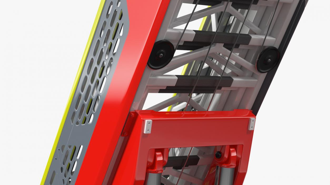 3D model Turntable Ladder Unfolded