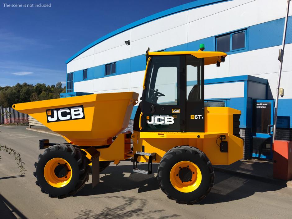 JCB 6T-1 Cabbed Site Dumper 3D