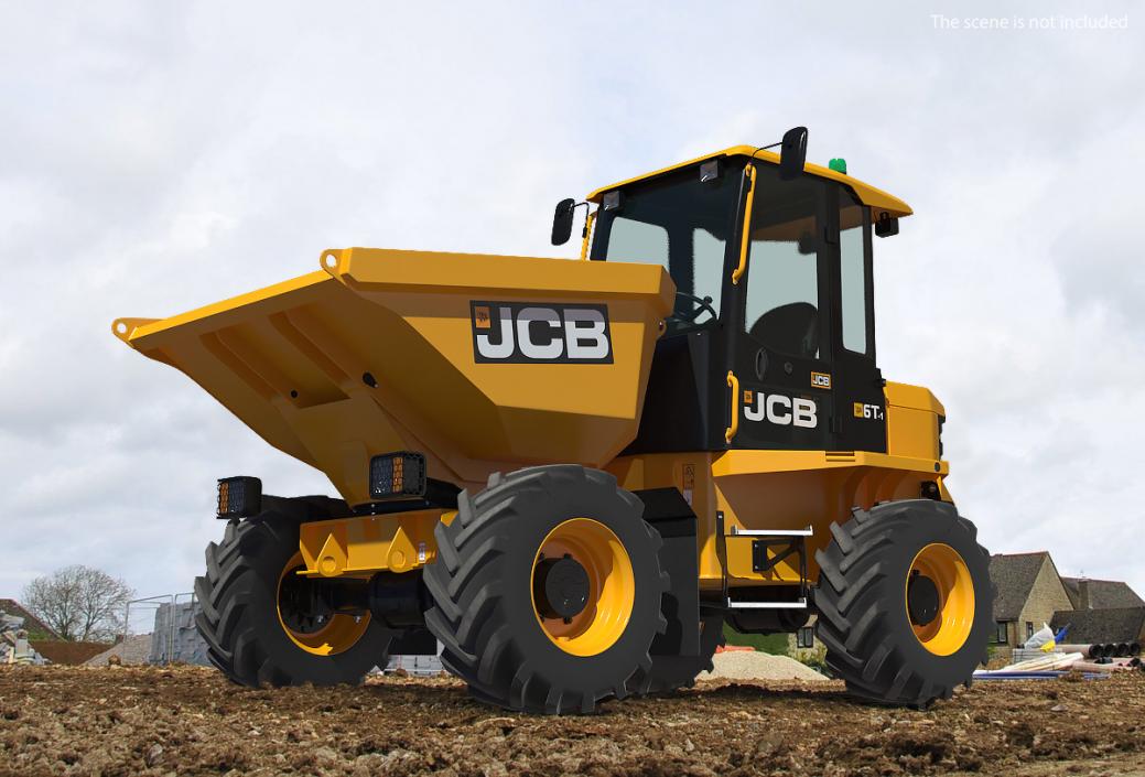 JCB 6T-1 Cabbed Site Dumper 3D