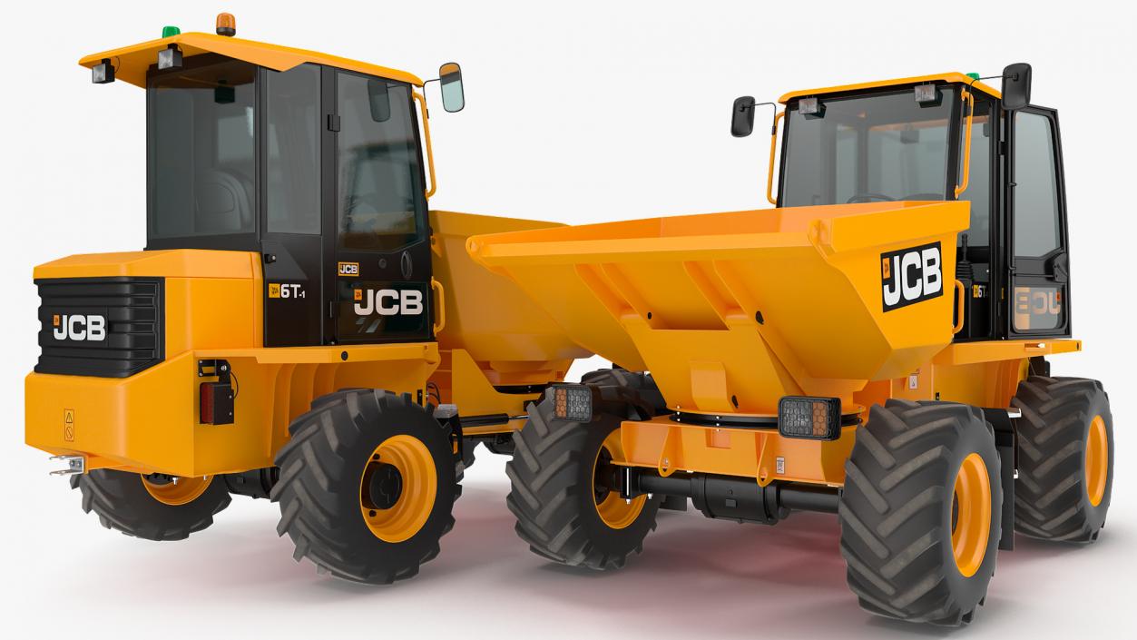 JCB 6T-1 Cabbed Site Dumper 3D