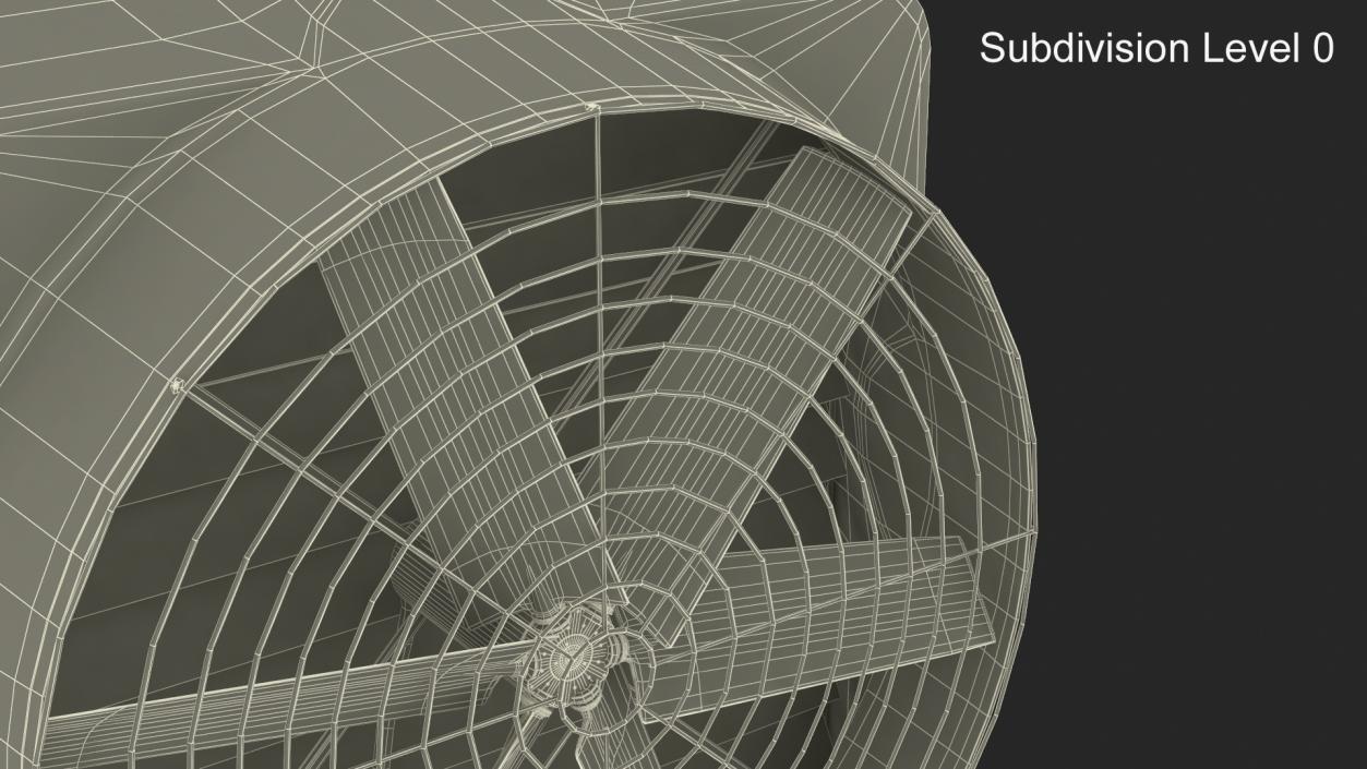 Roof Fan Module Old 3D model