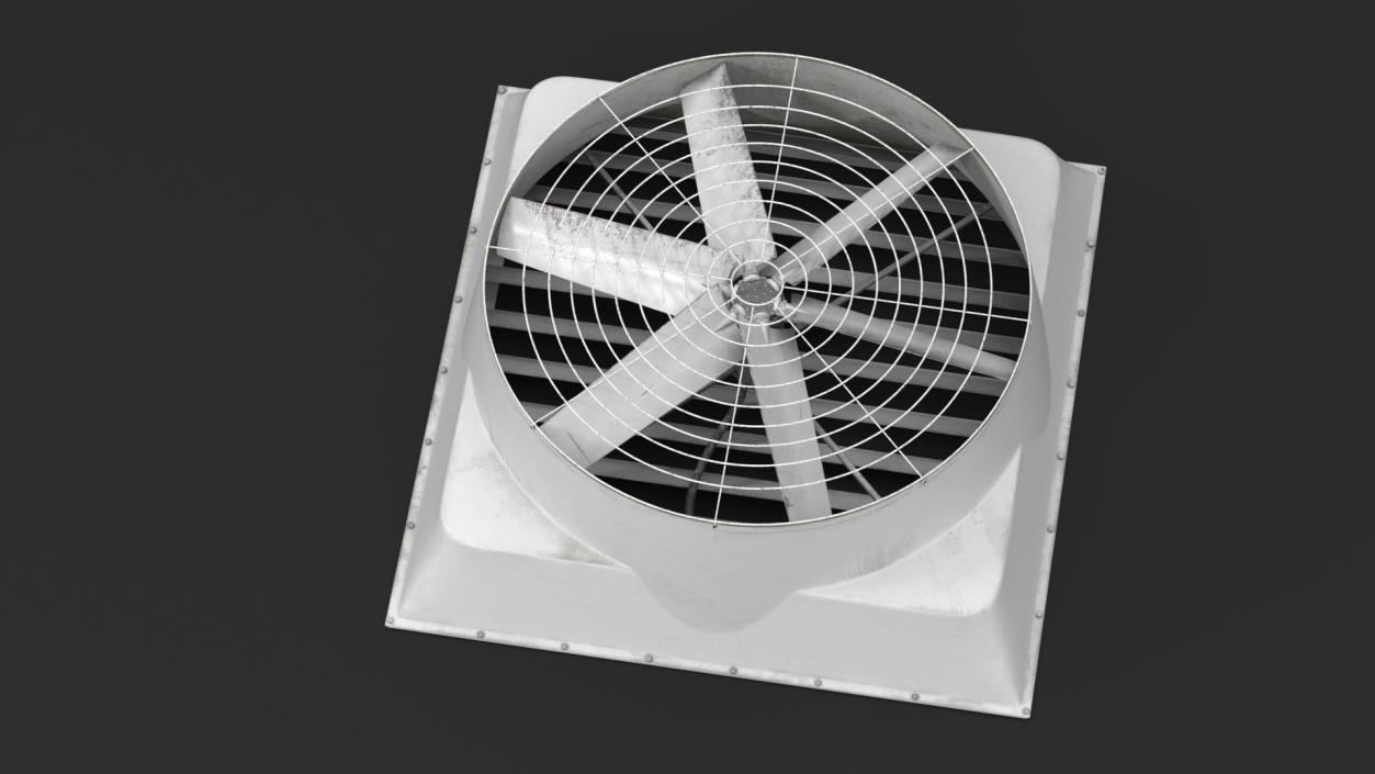 Roof Fan Module Old 3D model