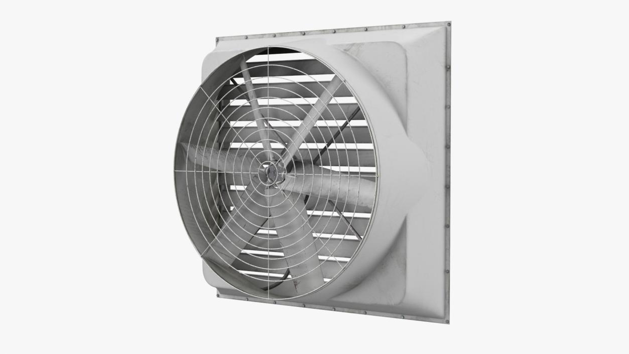 Roof Fan Module Old 3D model