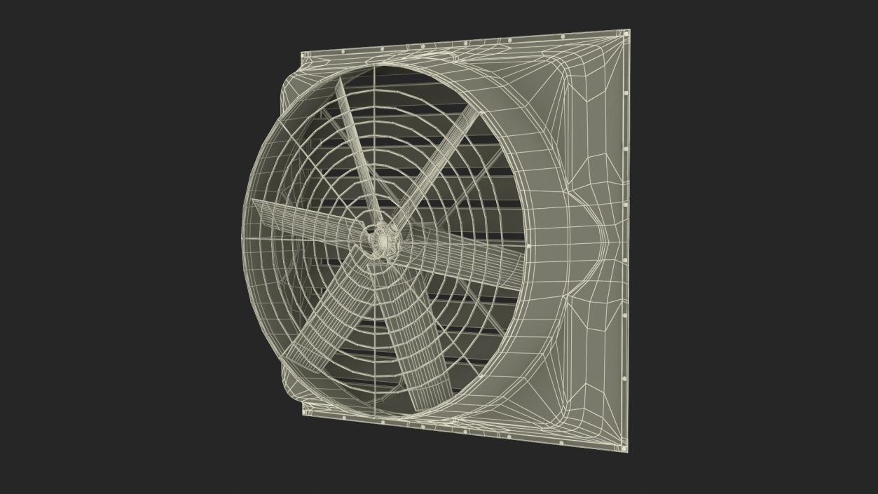 Roof Fan Module Old 3D model