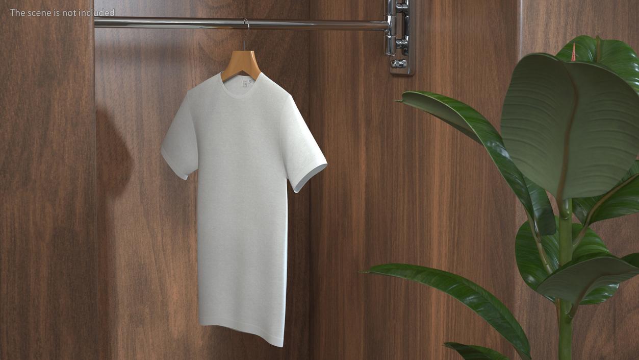 T-Shirt on Hangers Collection 3D model