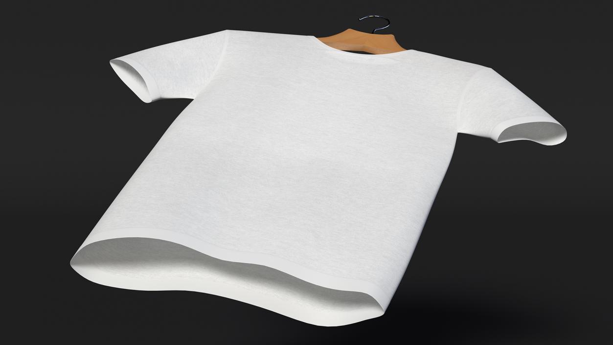 T-Shirt on Hangers Collection 3D model