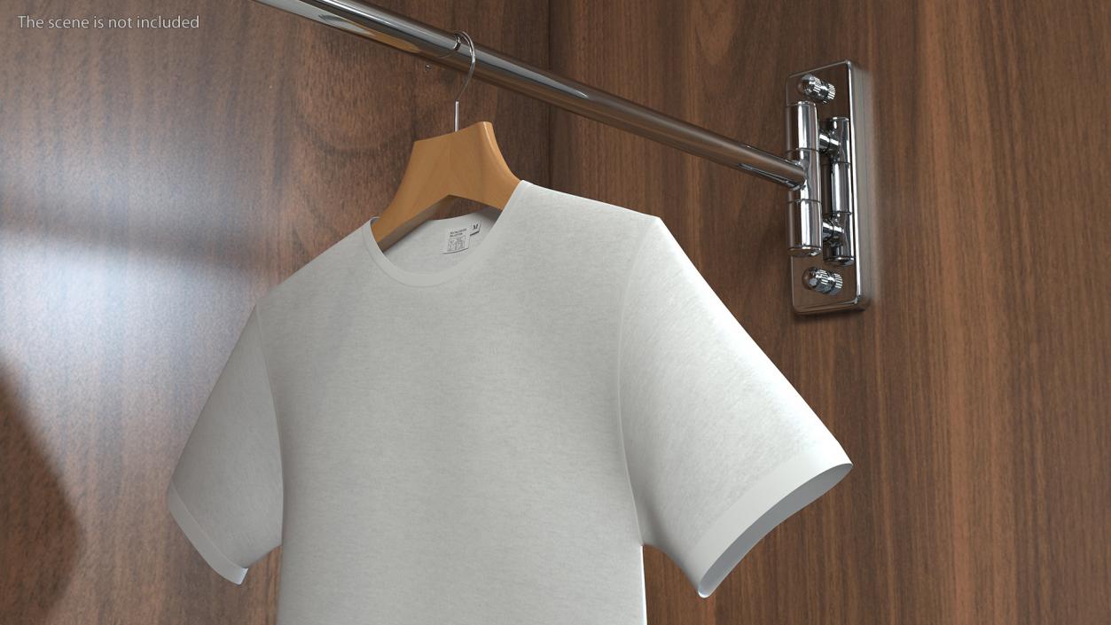 T-Shirt on Hangers Collection 3D model