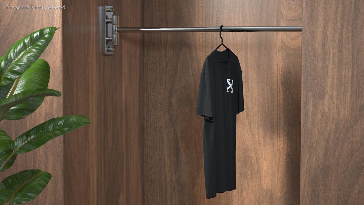 T-Shirt on Hangers Collection 3D model