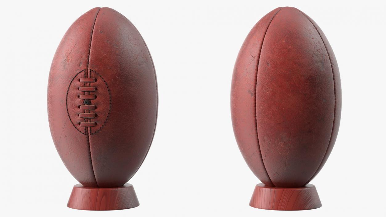 Rugby Balls Collection 3D