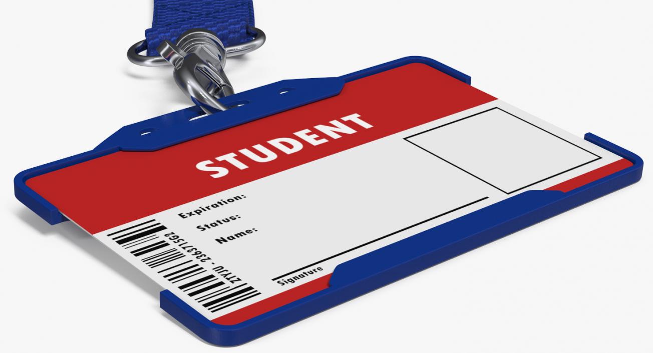 Student Id Card Holder 3D