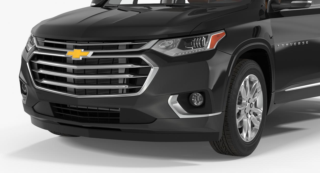 3D Chevrolet Traverse SUV 2018 Simple Interior model