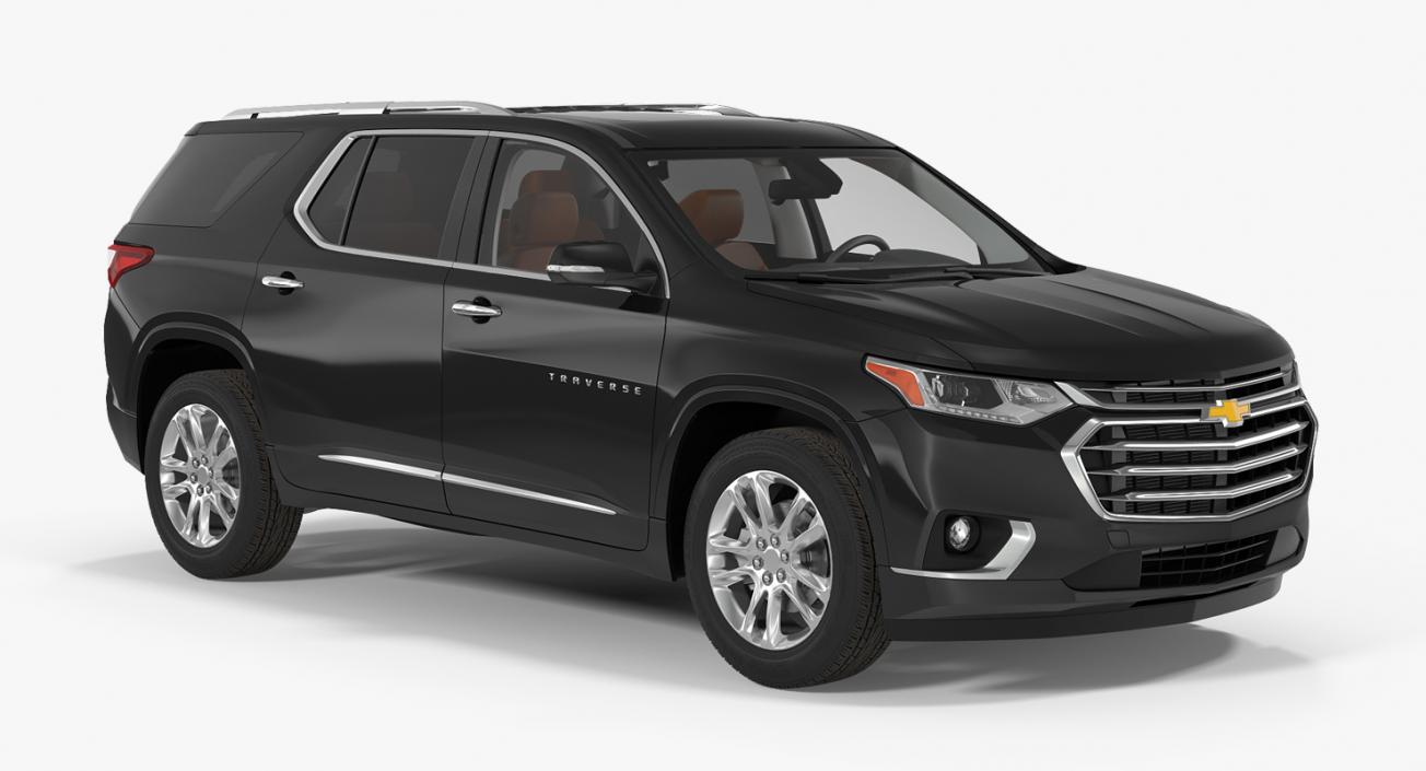 3D Chevrolet Traverse SUV 2018 Simple Interior model