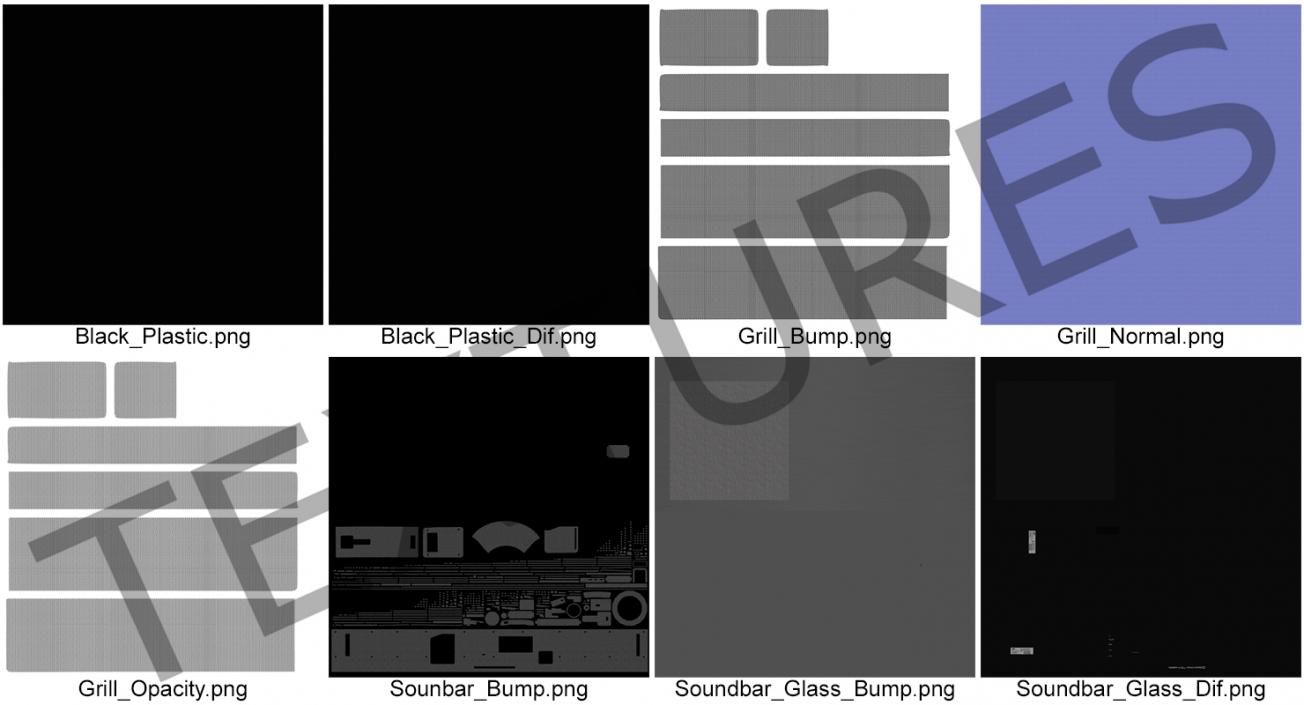 3D Samsung Soundbar System model