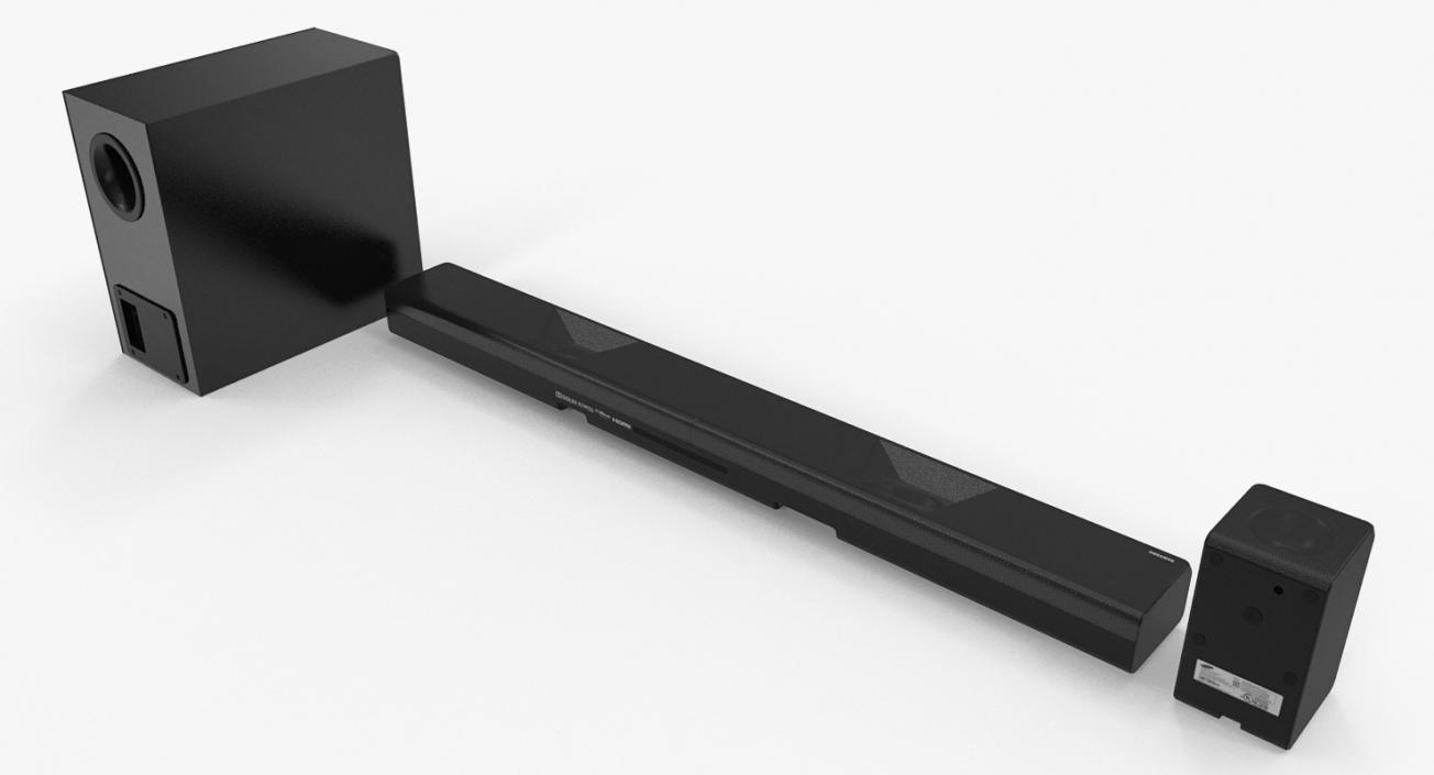 3D Samsung Soundbar System model