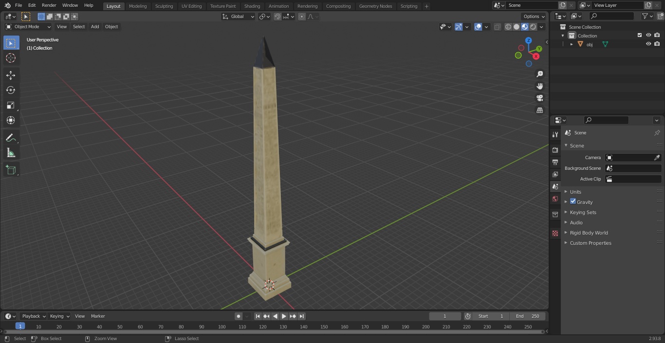 Egyptian Obelisks 3D