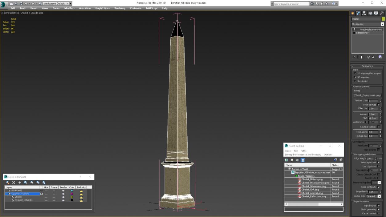 Egyptian Obelisks 3D