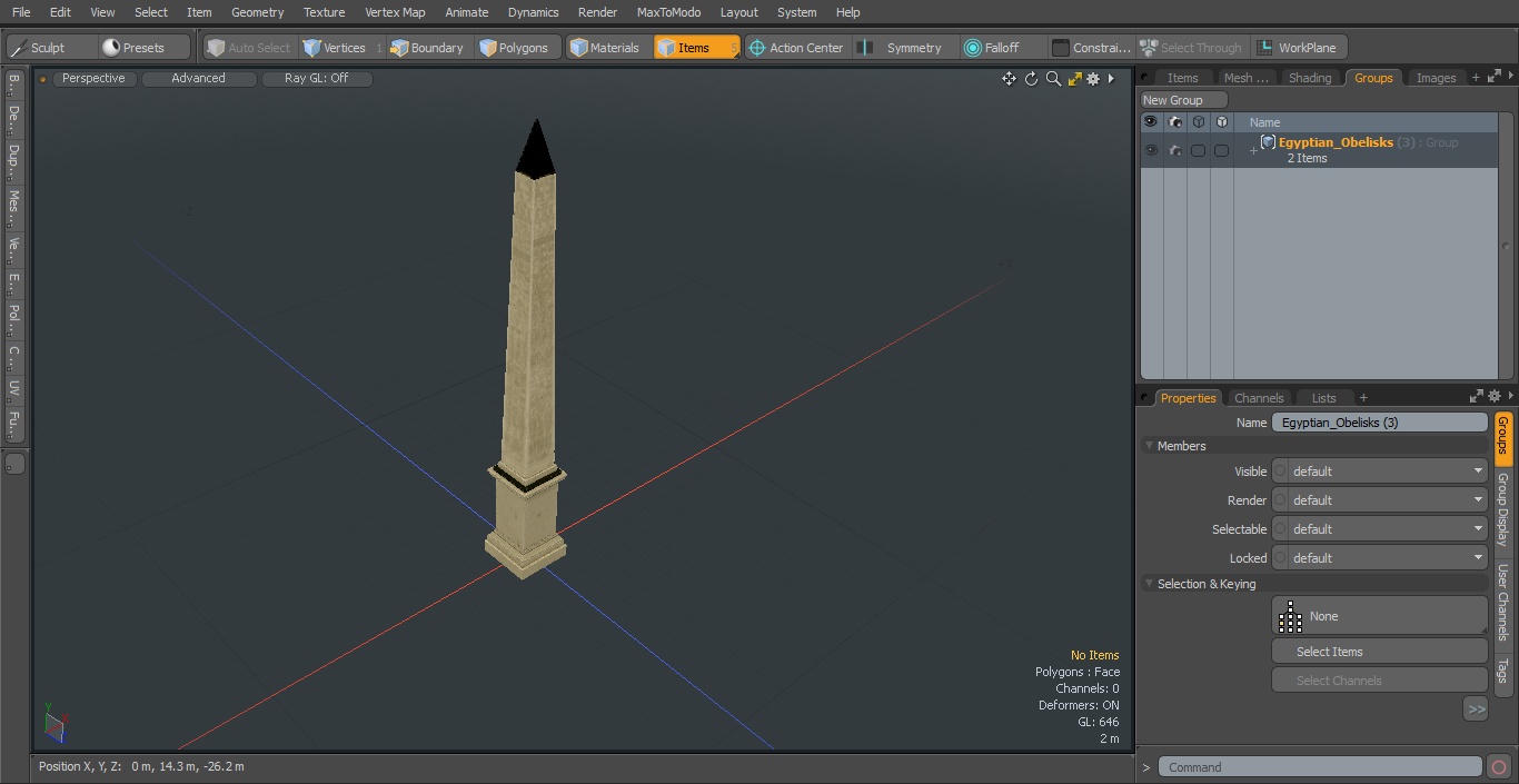 Egyptian Obelisks 3D