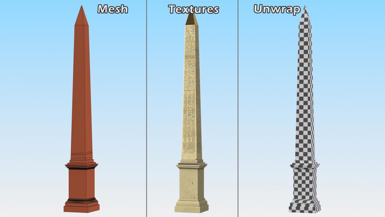 Egyptian Obelisks 3D