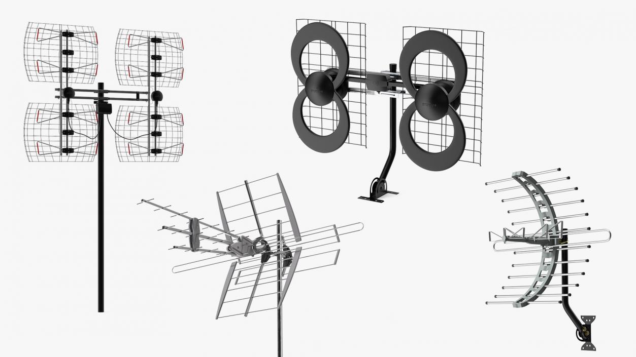 Antennas Collection 3D model