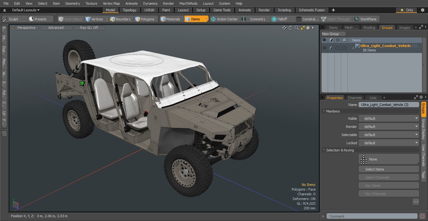 Ultra Light Combat Vehicle(1) 3D model