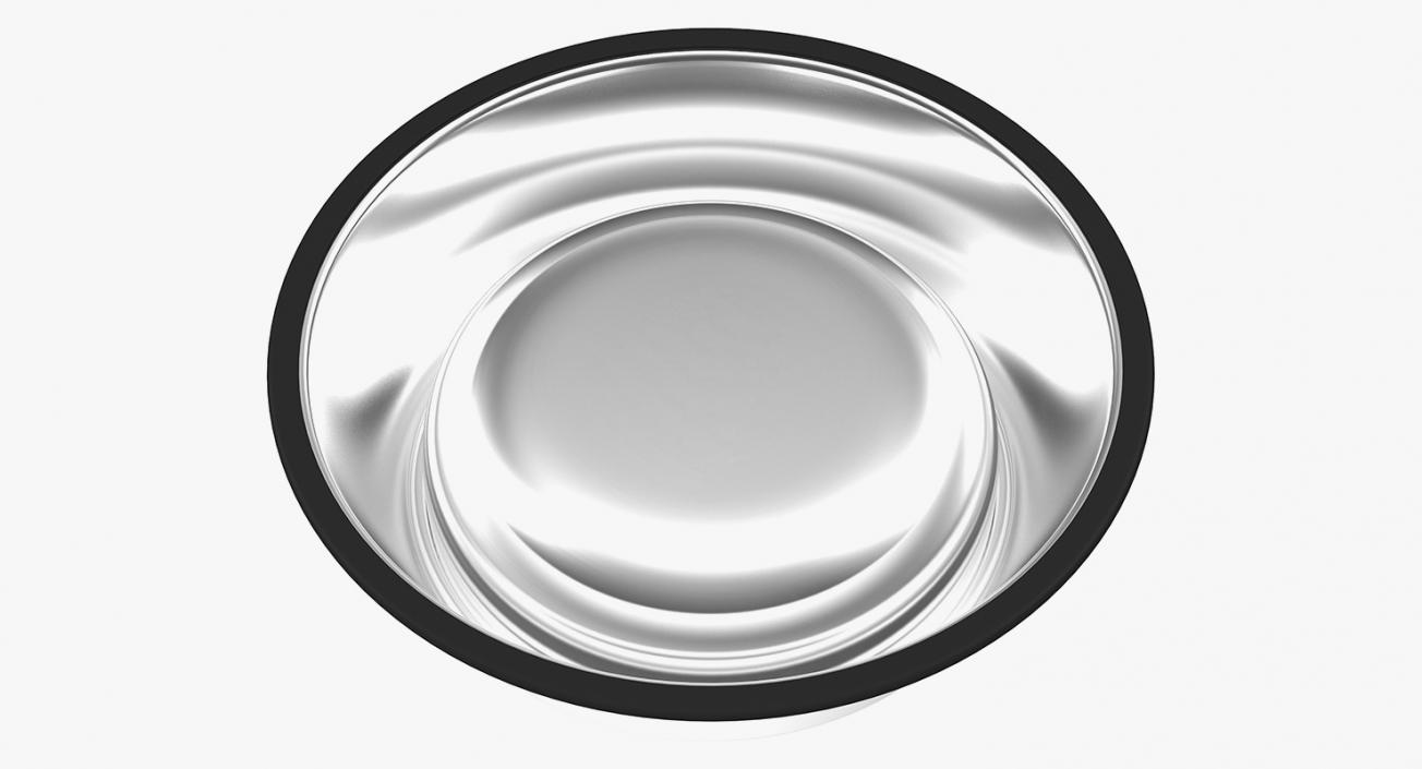 3D Empty Stainless Steel Bowl