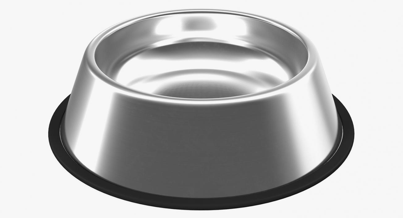 3D Empty Stainless Steel Bowl