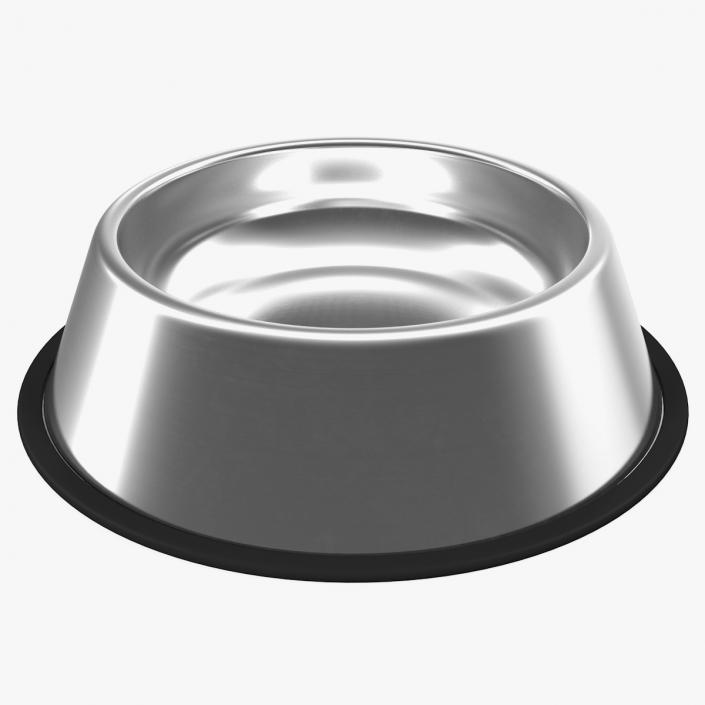 3D Empty Stainless Steel Bowl