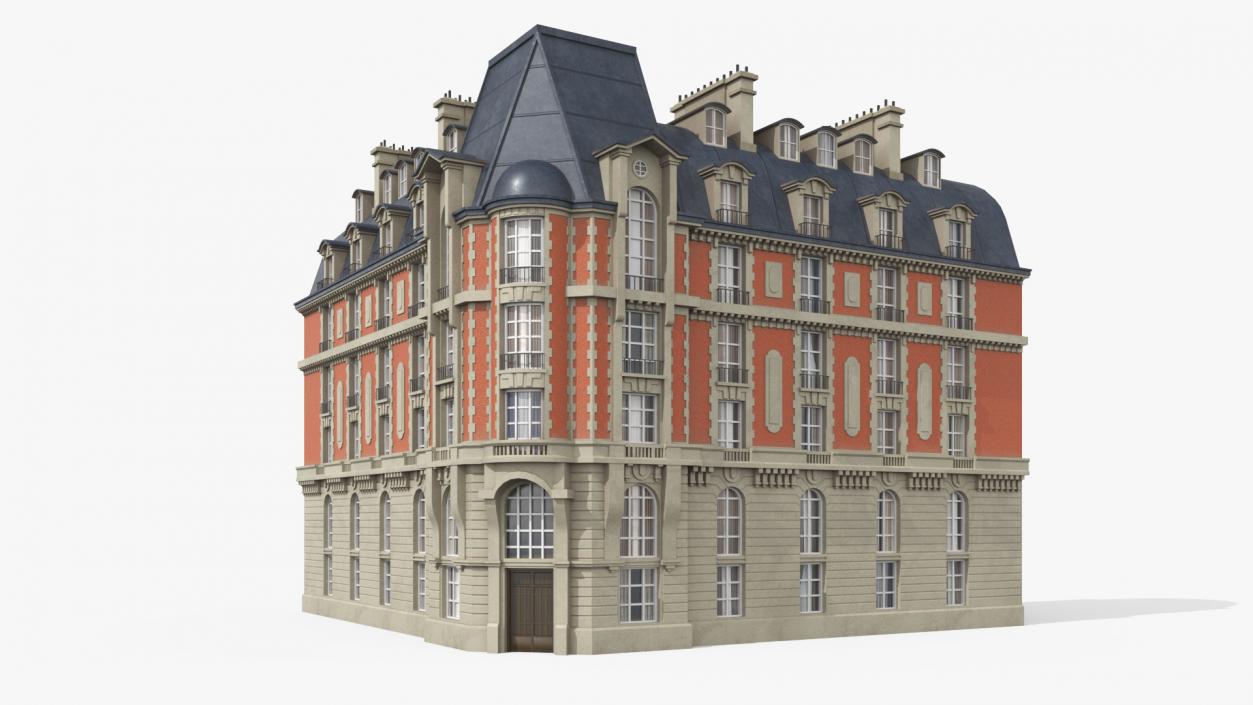 French Renaissance Building 2 3D model