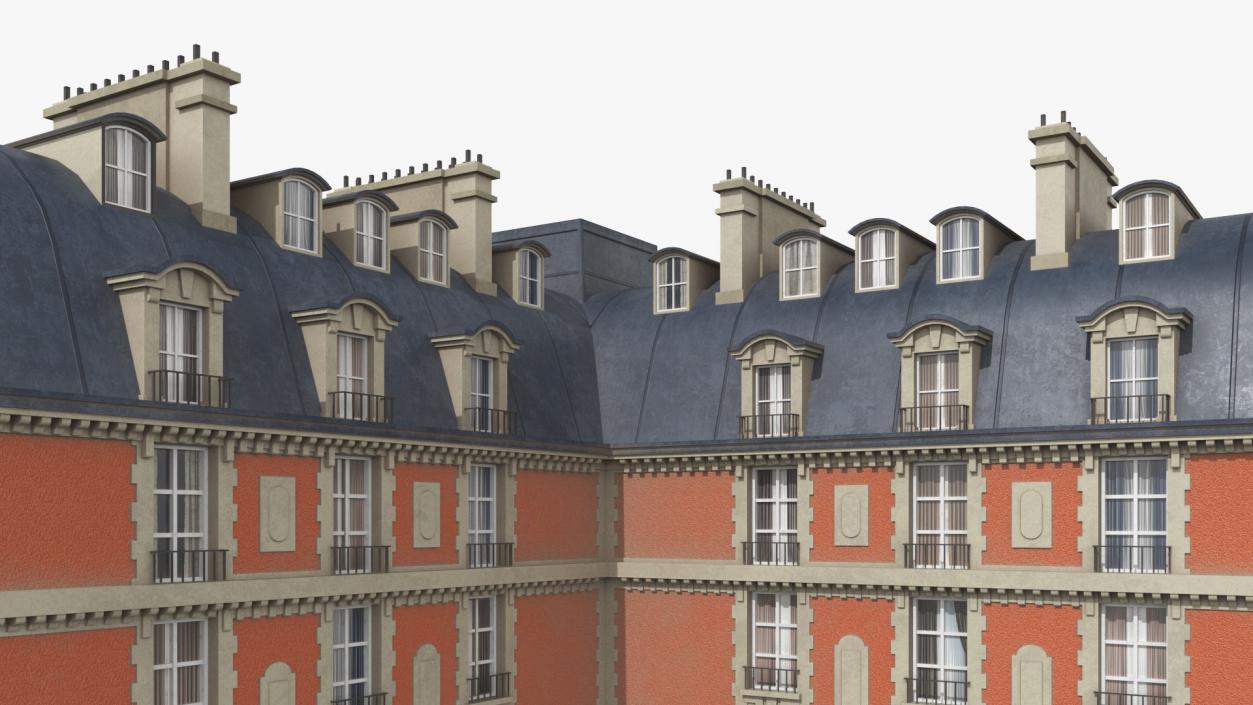 French Renaissance Building 2 3D model