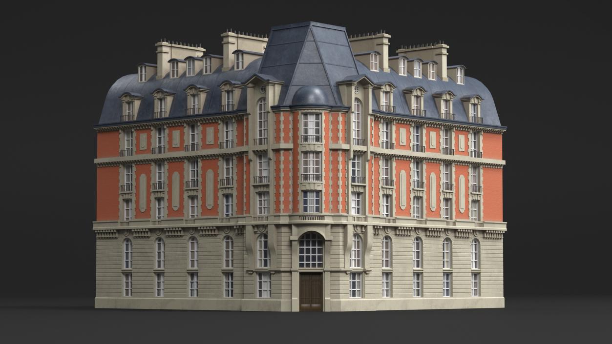 French Renaissance Building 2 3D model