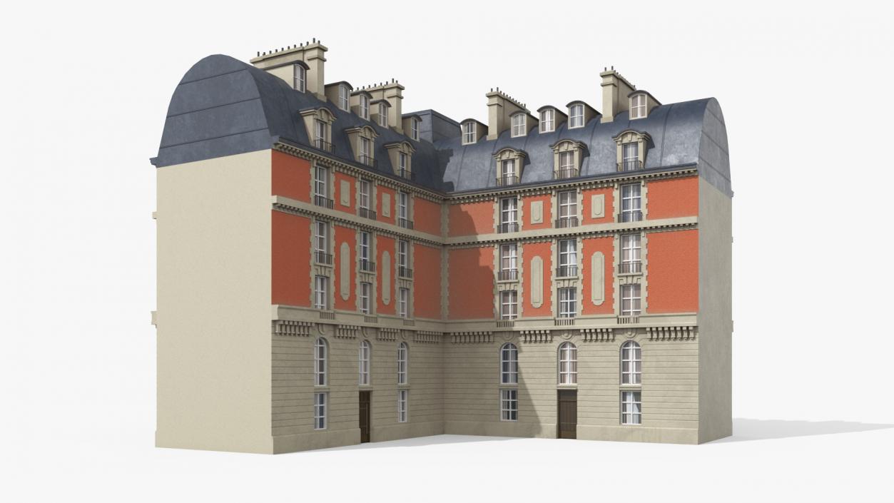 French Renaissance Building 2 3D model