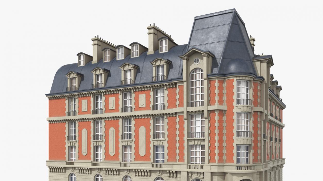 French Renaissance Building 2 3D model