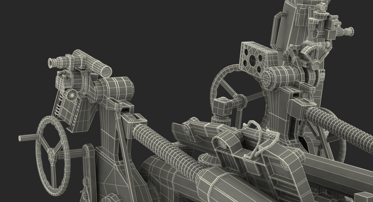 155mm M777 Howitzer Desert Towing Position 3D