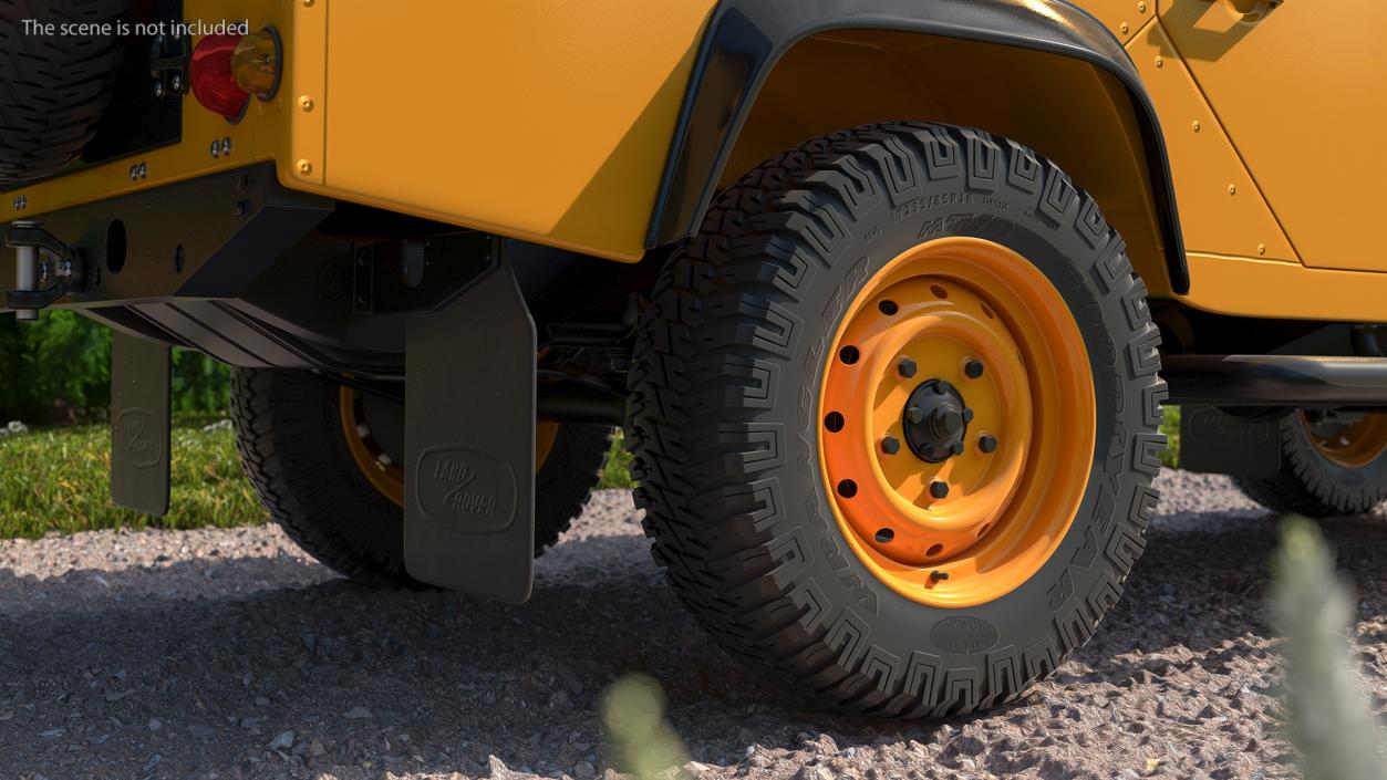 Goodyear Wrangler Mud Terrain Tyre 3D model