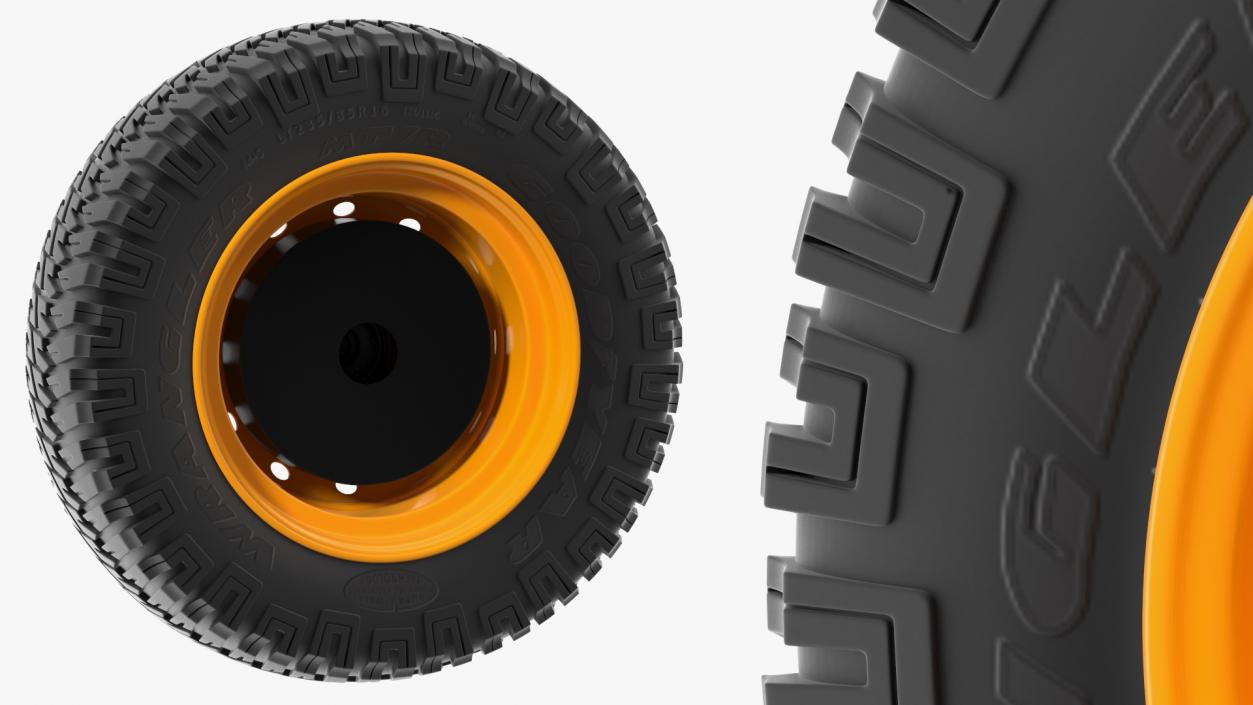 Goodyear Wrangler Mud Terrain Tyre 3D model