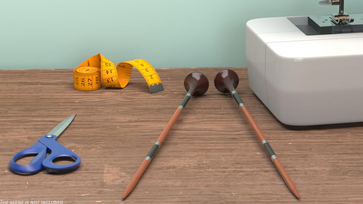 Knitting Needles Collection 3D