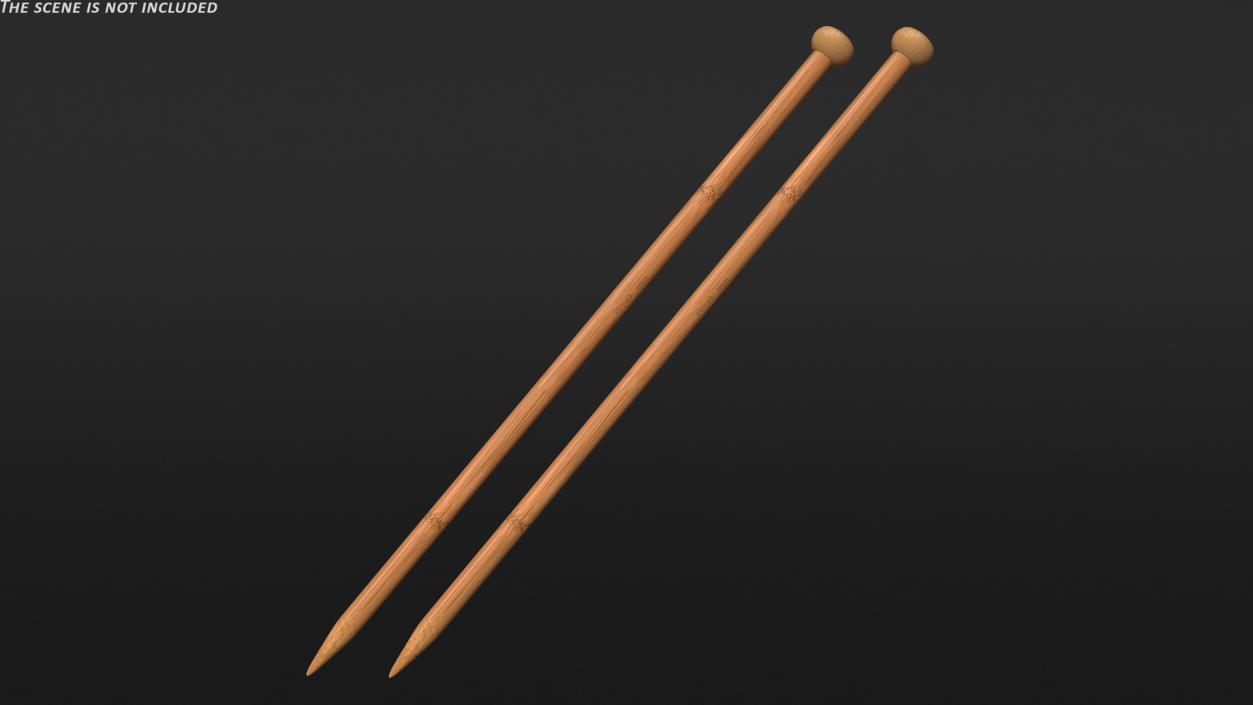 Knitting Needles Collection 3D