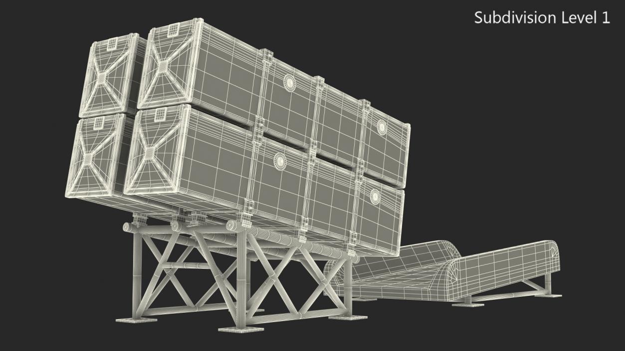 3D YJ83 Anti Ship Missile Launcher