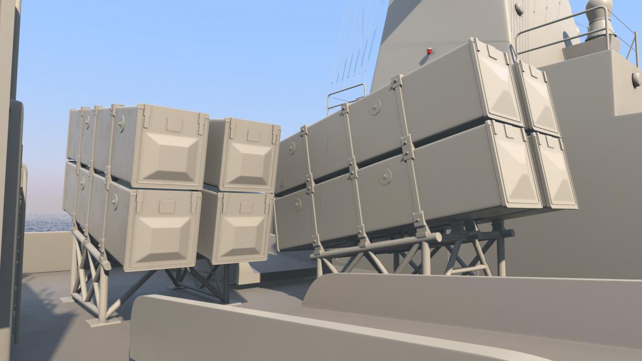 3D YJ83 Anti Ship Missile Launcher