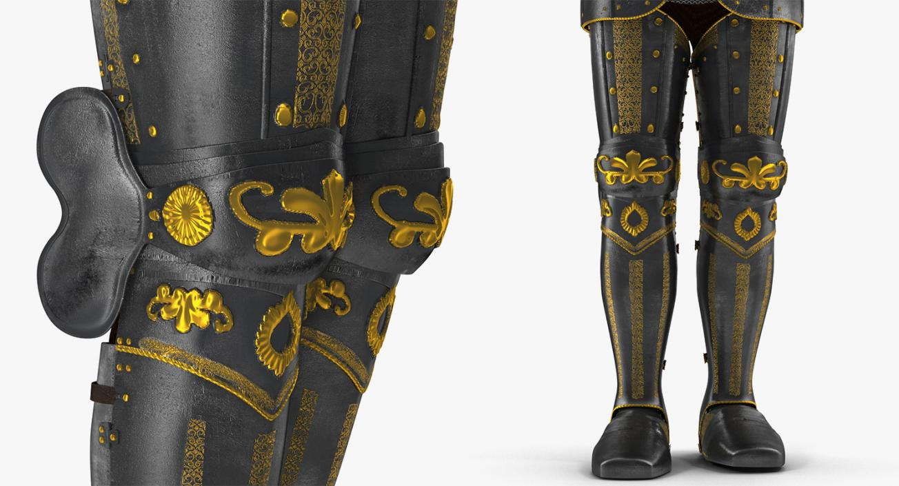 Medieval Knight Plates Armor Collection 3D model