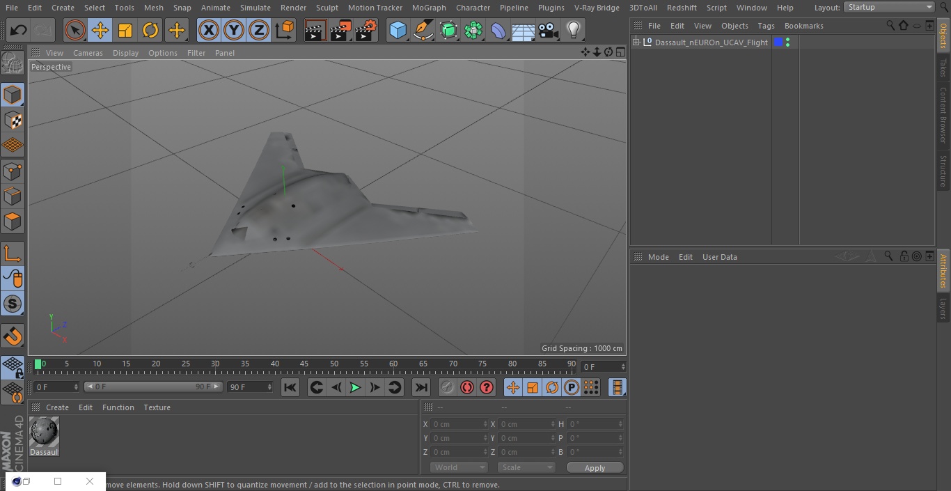 Dassault nEUROn UCAV Flight 3D