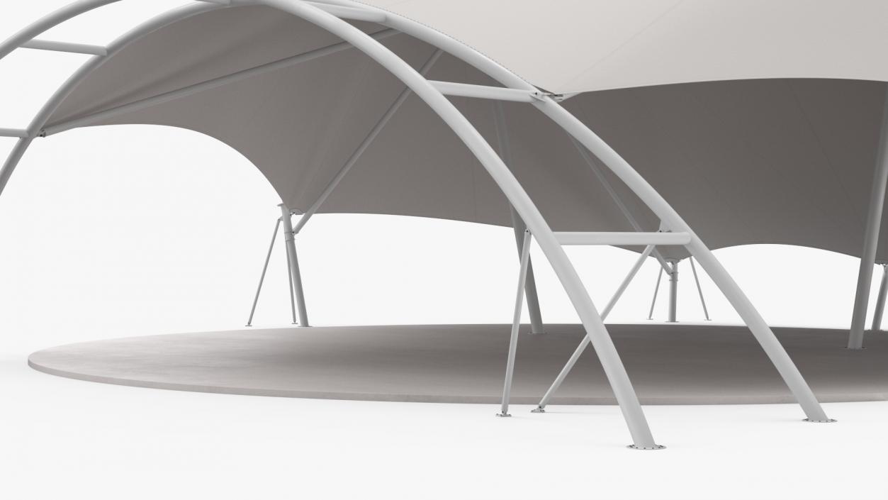 Event Tensile Tent White 3D model